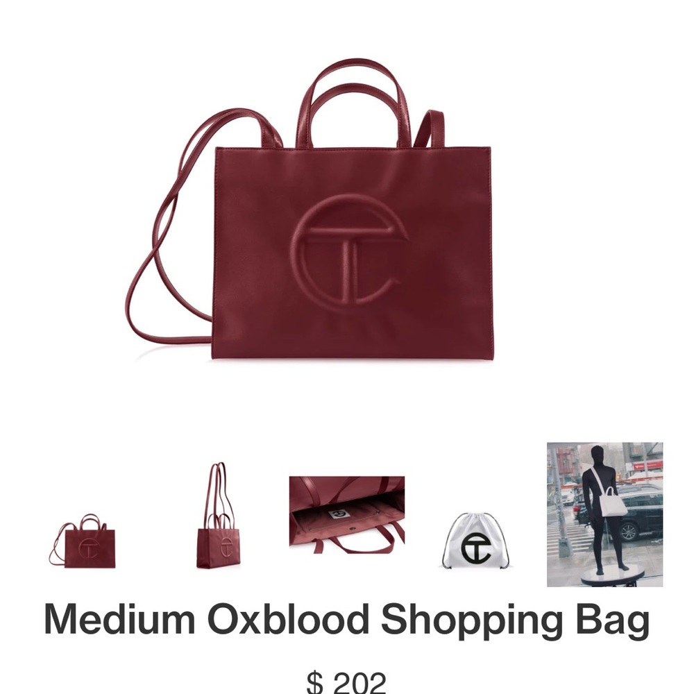 Telfar Oxblood Tote